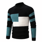 FRANCE - Gestrickter Patchwork-Pullover für Männer