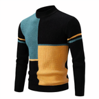 FRANCE - Gestrickter Patchwork-Pullover für Männer
