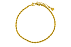 Twisted Anklet 14K Vergoldet