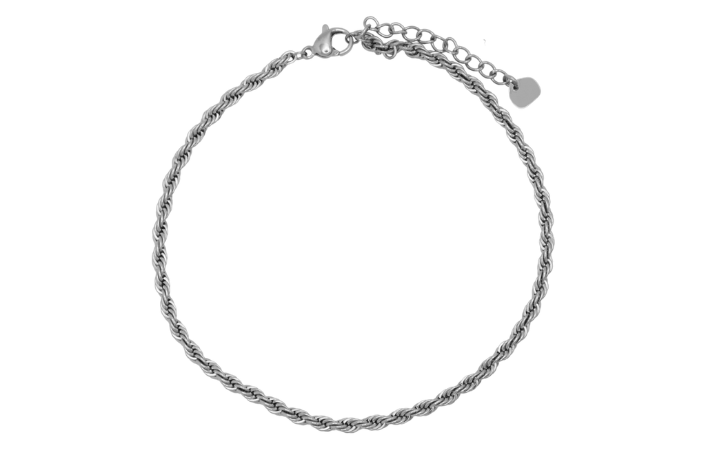 Twisted Anklet 14K Vergoldet