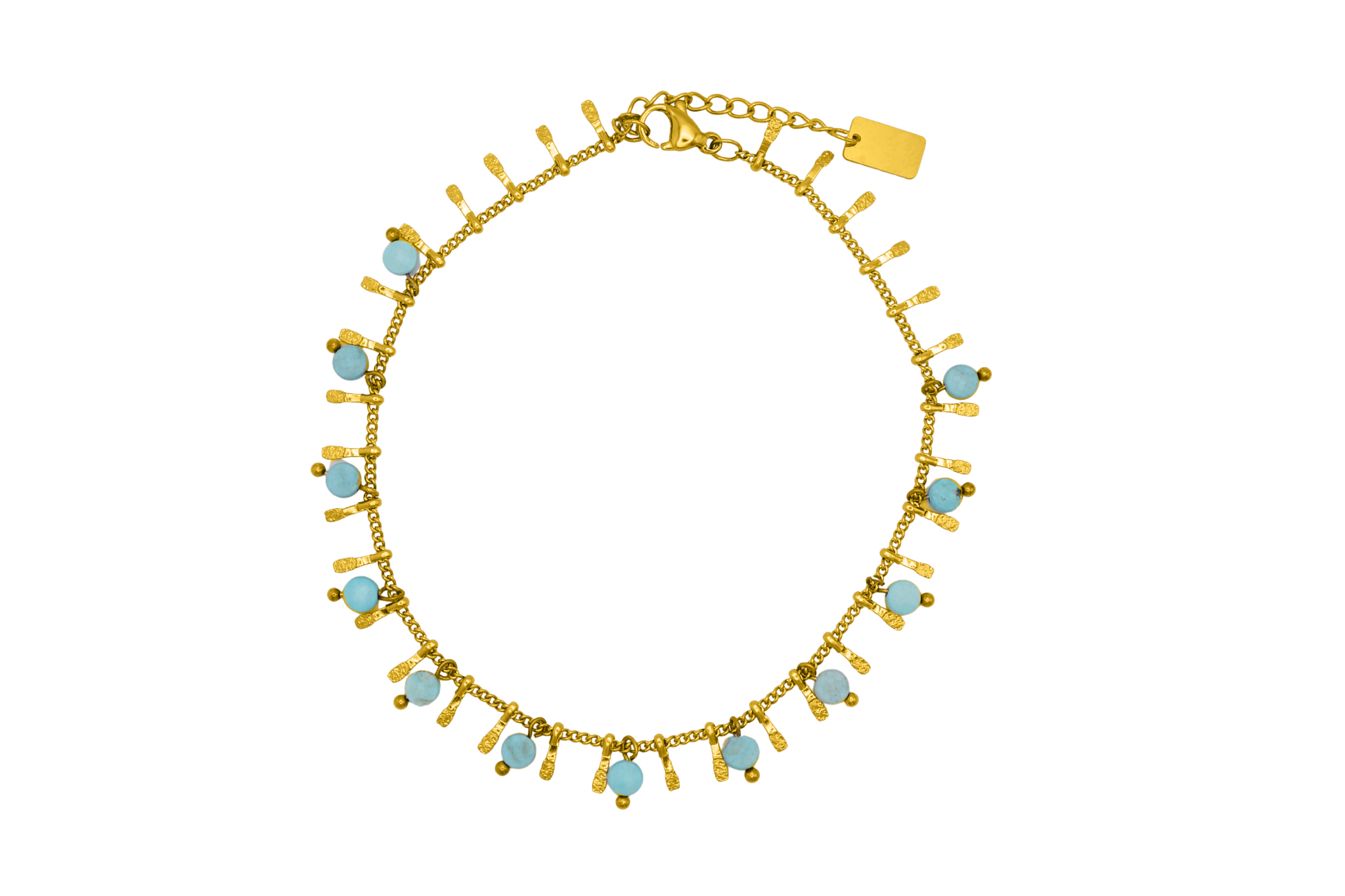 Sea Anklet 14K Vergoldet