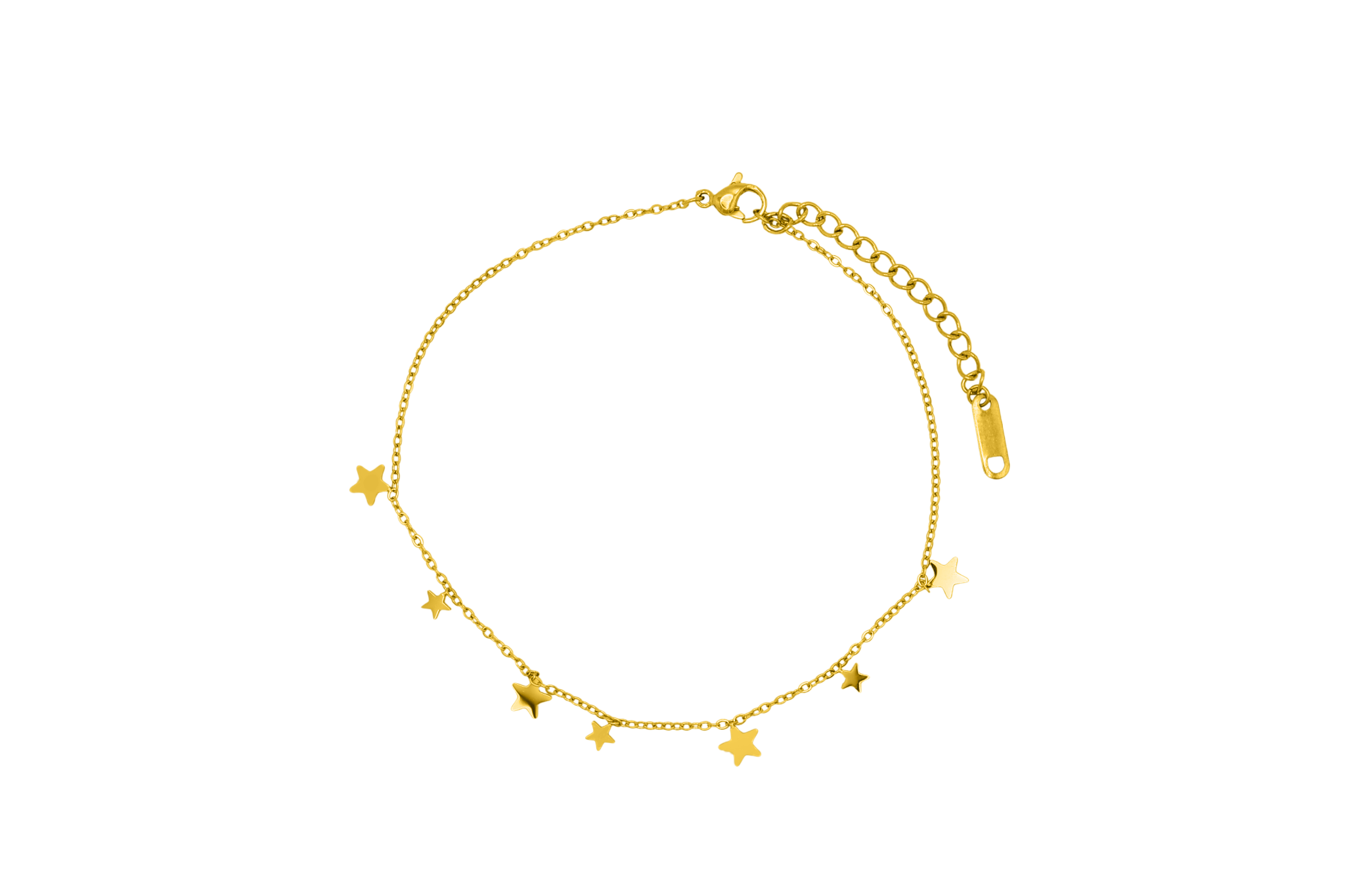 Starly Anklet 14K Vergoldet