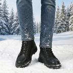 Halbhohe Herrenstiefel im Vintage-Stil - Brevik