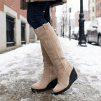Damen-Winterstiefel mit umklappbarem Schaft und Thermofutter - Selvara