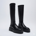 Hochhackige Plateaustiefel für Frauen - Kryndel