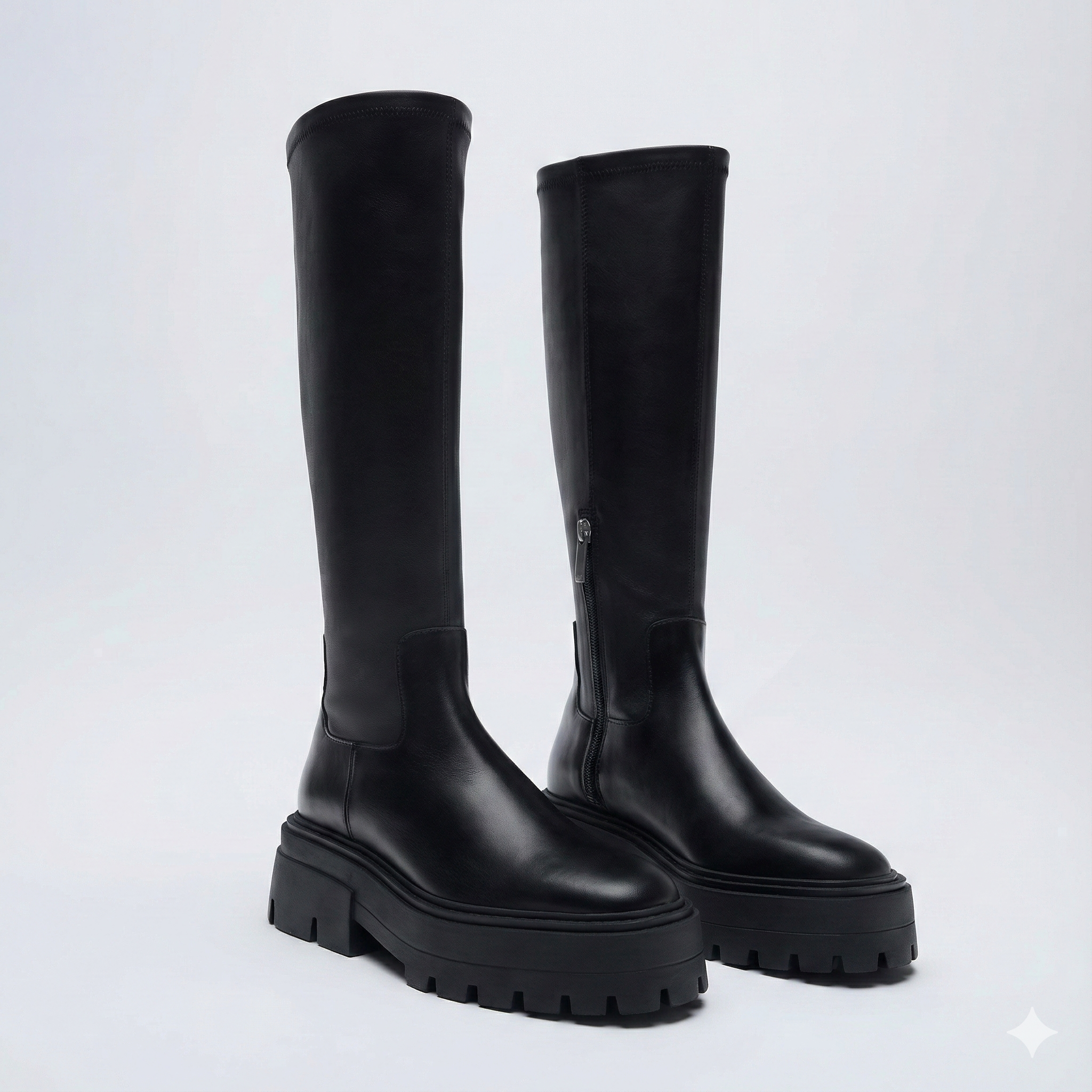 Hochhackige Plateaustiefel für Frauen - Kryndel