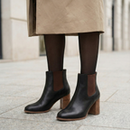 Geometrische Damenstiefeletten mit Gummizug - Rous