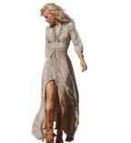 Adrienne - Ethnisches Bohème-Kleid