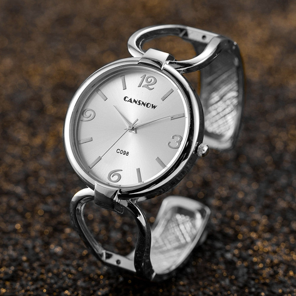 Cansnow Dazzling Armreif Uhr
