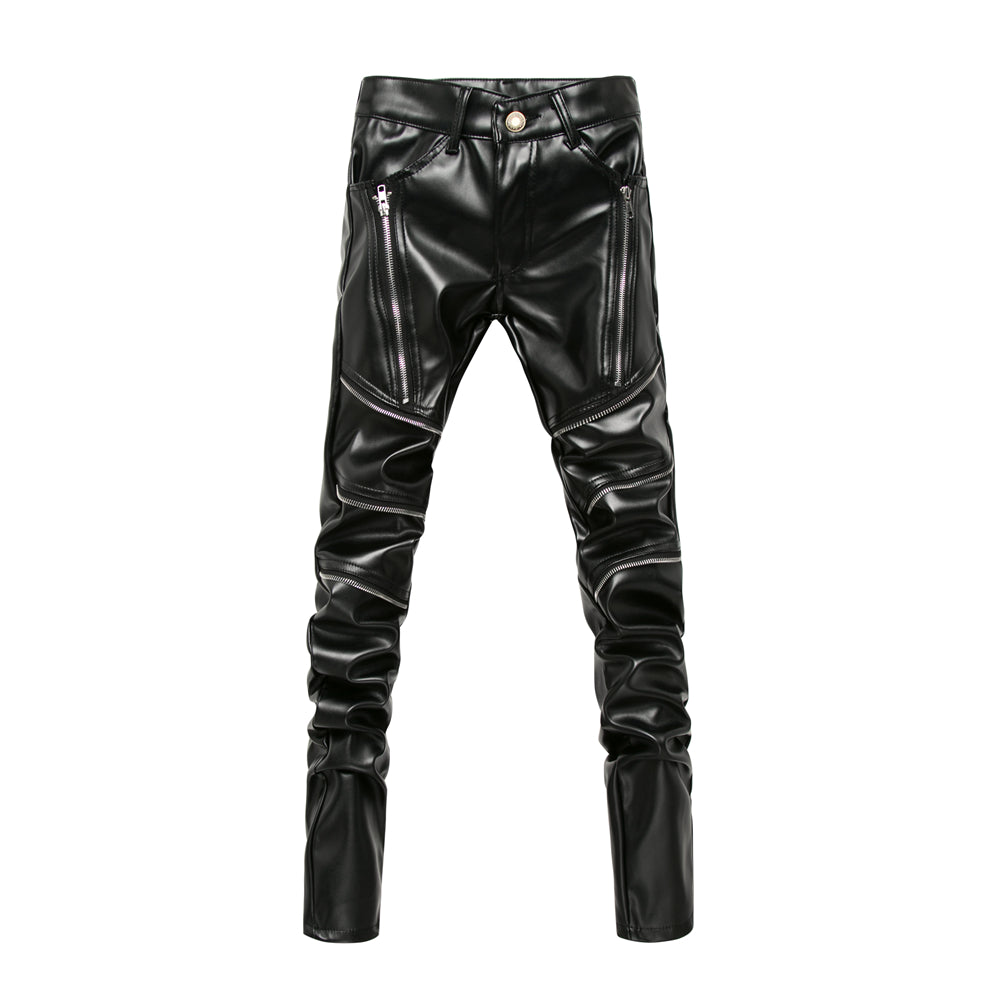 Slim Fit-Hose mit Ledereffekt für Herren - Lurien