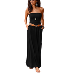 Lina - Trägerloses Bohème-Kleid