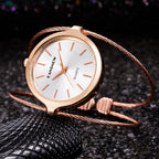 Cansnow Verschlungene Armspange Uhr