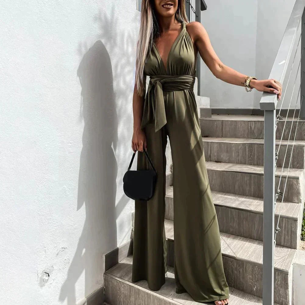 Sophia - Eleganter Jumpsuit mit Kreuzrücken