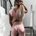 Sophia - Eleganter Jumpsuit mit Kreuzrücken