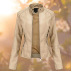 Zeitlose Lederjacke mit vielseitigem Design