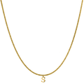 Sparkle Basic Letter Kette 14K Vergoldet