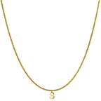 Sparkle Basic Letter Kette 14K Vergoldet
