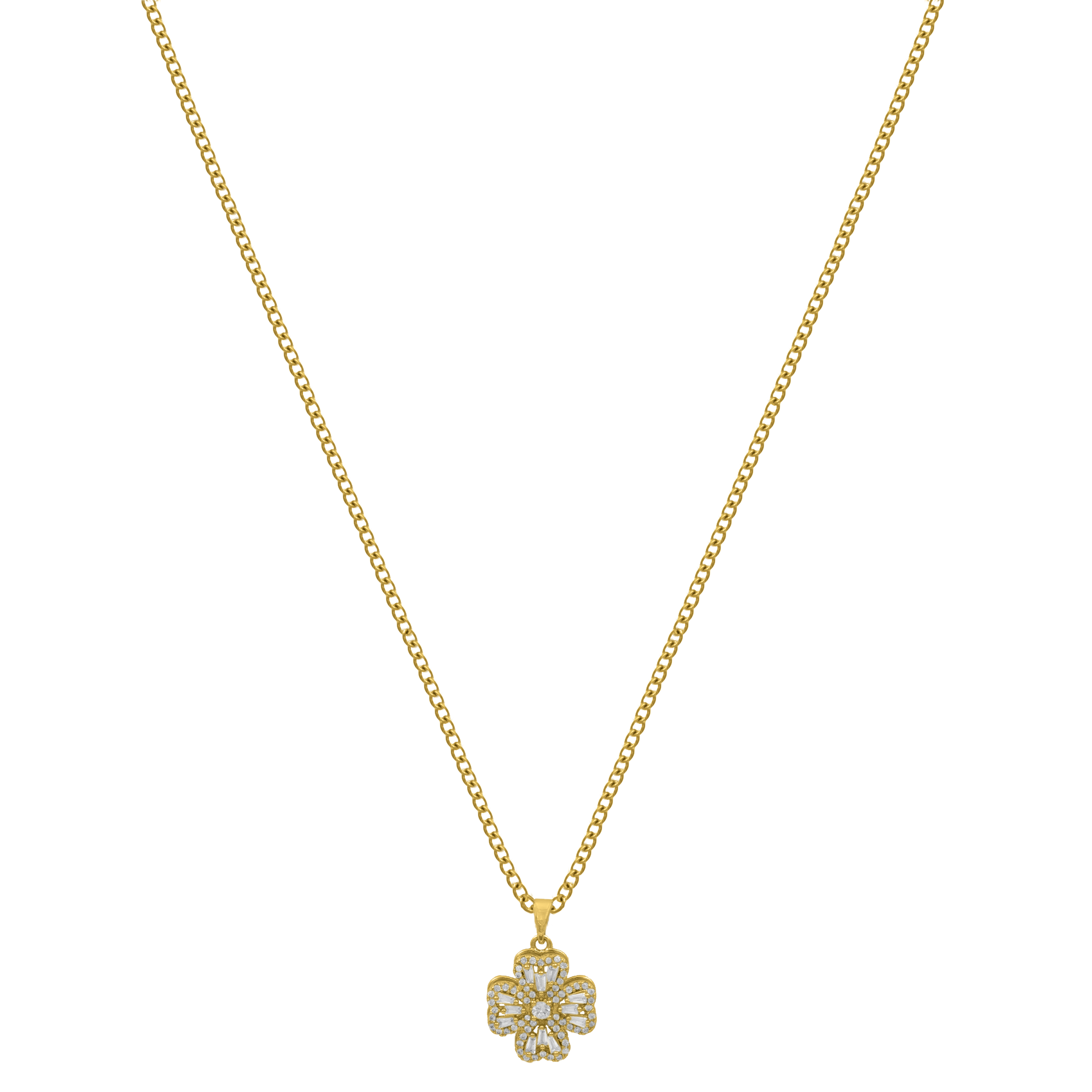 Rotating Heart Kette 18K Vergoldet