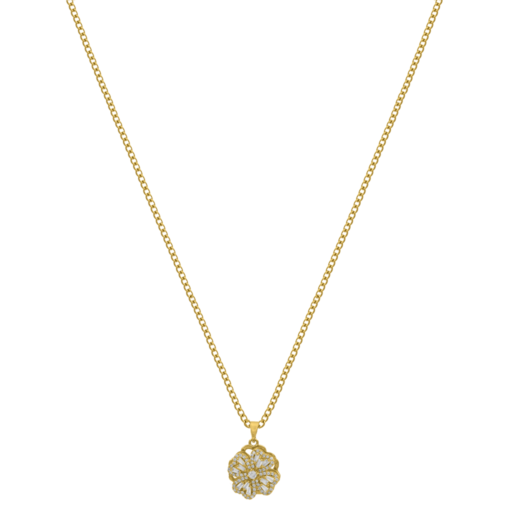 Rotating Heart Kette 18K Vergoldet