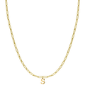 Mini Grace Basic Letter Kette 14K Vergoldet