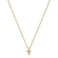 Mini Cross 14K Vergoldet