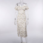 Semana - Maxikleid mit Puffärmeln