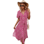 Madeleine - Bohème-Kleid mit Blumenmuster