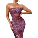 Odile - Eng anliegendes schulterfreies Abendkleid