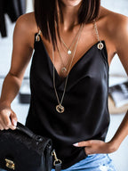 Isabella Satin-Neckholder-Top Damen – Luxuriös und Sinnlich