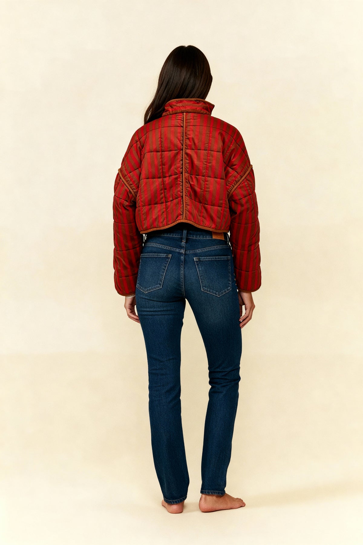 Jacke mit Nadelstreifen