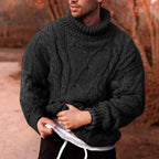 JENSON - Strickpullover mit geflochtenem Zopf für Herren