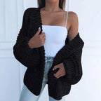 KIRA - Grob gestrickte Strickjacke