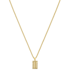 Glamorous Grid Kette 14K Vergoldet