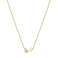 Perlmutt Twin Butterfly14K Vergoldet