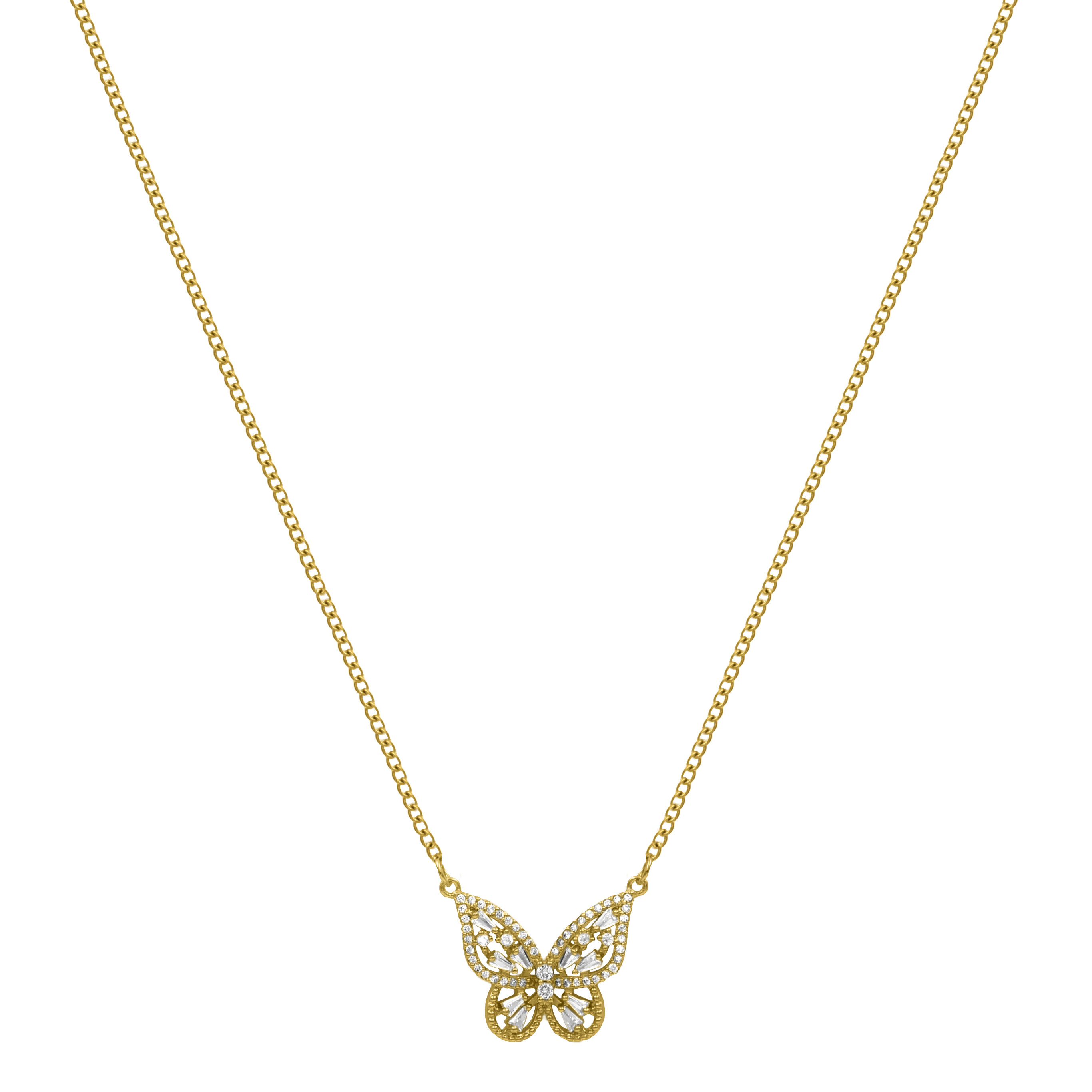 Fabulous Dream Butterfly Kette 14K Vergoldet