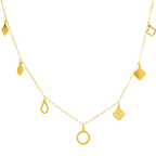Blissful Circle Kette 18K Vergoldet