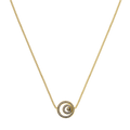 Neverending Circle Kette 14K Vergoldet