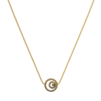 Neverending Circle Kette 14K Vergoldet