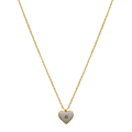 Love Stone Heart 14K Vergoldet