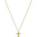 Cross Kette 14K Vergoldet