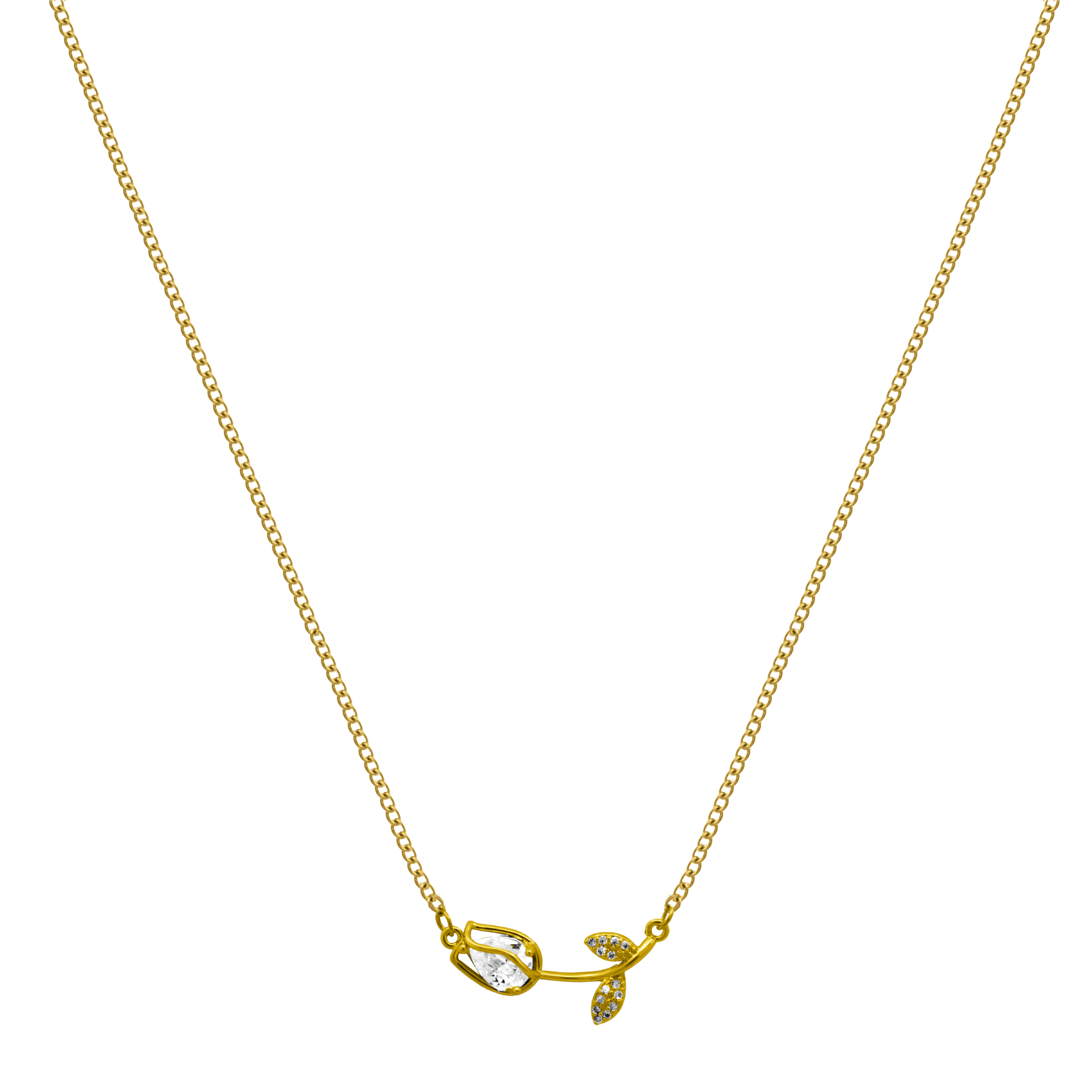 Forbidden Rose Kette 18K Vergoldet
