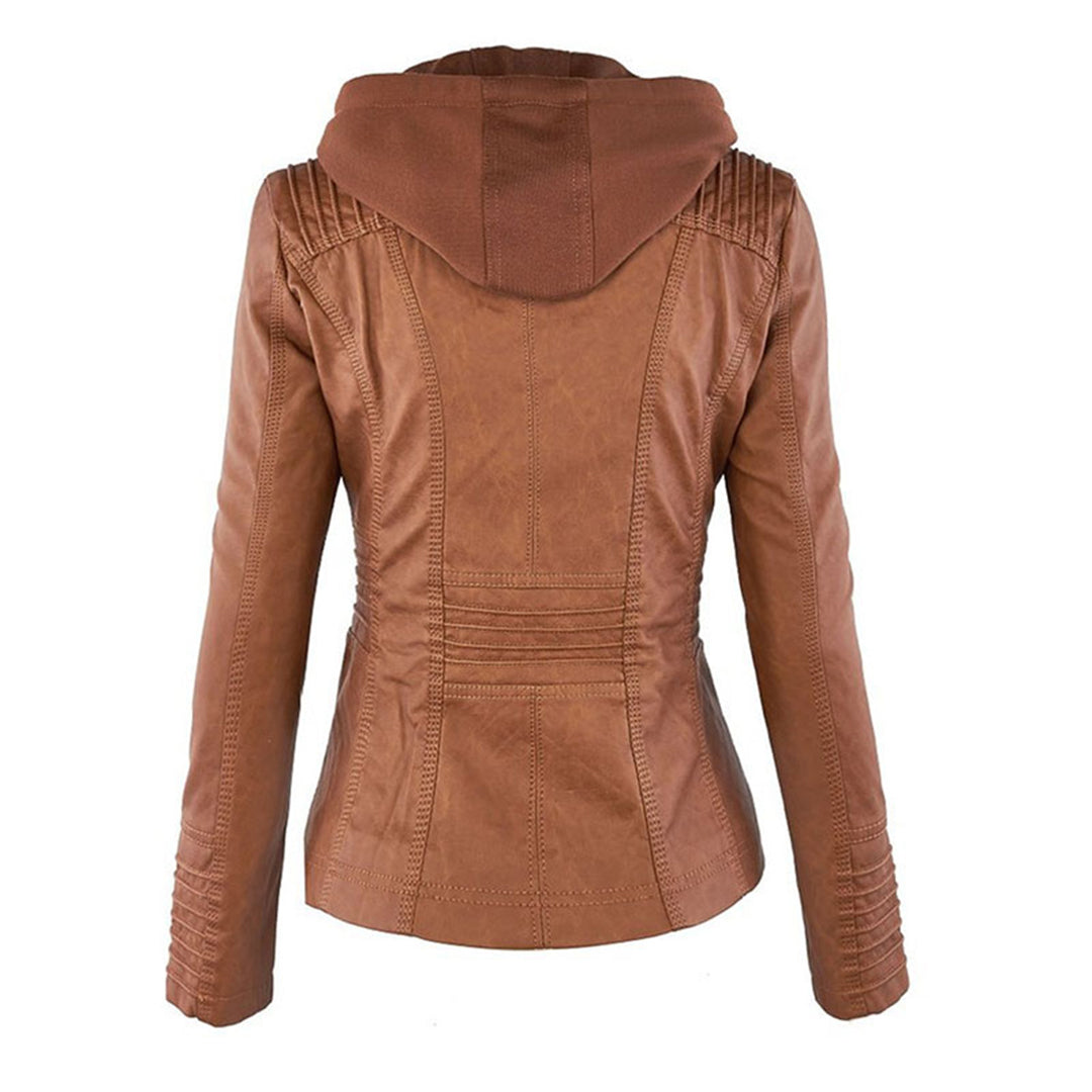 Lederjacke Damen robuste Eleganz mit Hochwertigem Leder für Stilbewusste Frauen und urbanem Look - Monika