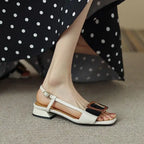 Eva - Sandalen mit Blockabsatz und Schnalle