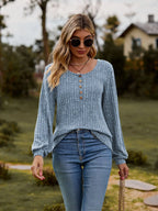 LALAINE - Stylisches langärmeliges Top für Damen