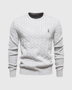 Geflochtener Strickpullover für Männer - Lioren