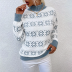 LIEVE - Pullover mit gestrickter Schneeflocke