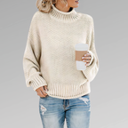 LORRAINE - Strickpullover mit hohem Kragen