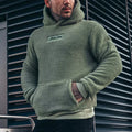 LOUIS - Langärmeliger Plüsch-Kapuzenpullover