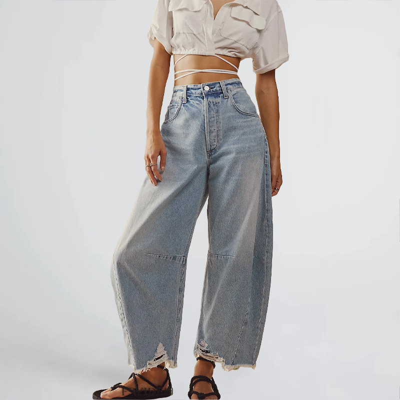 Freeesia - Denim-Glockenhosen-Jeans