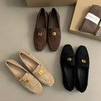 Lina - Britische Schuhe aus leichtem Wildleder